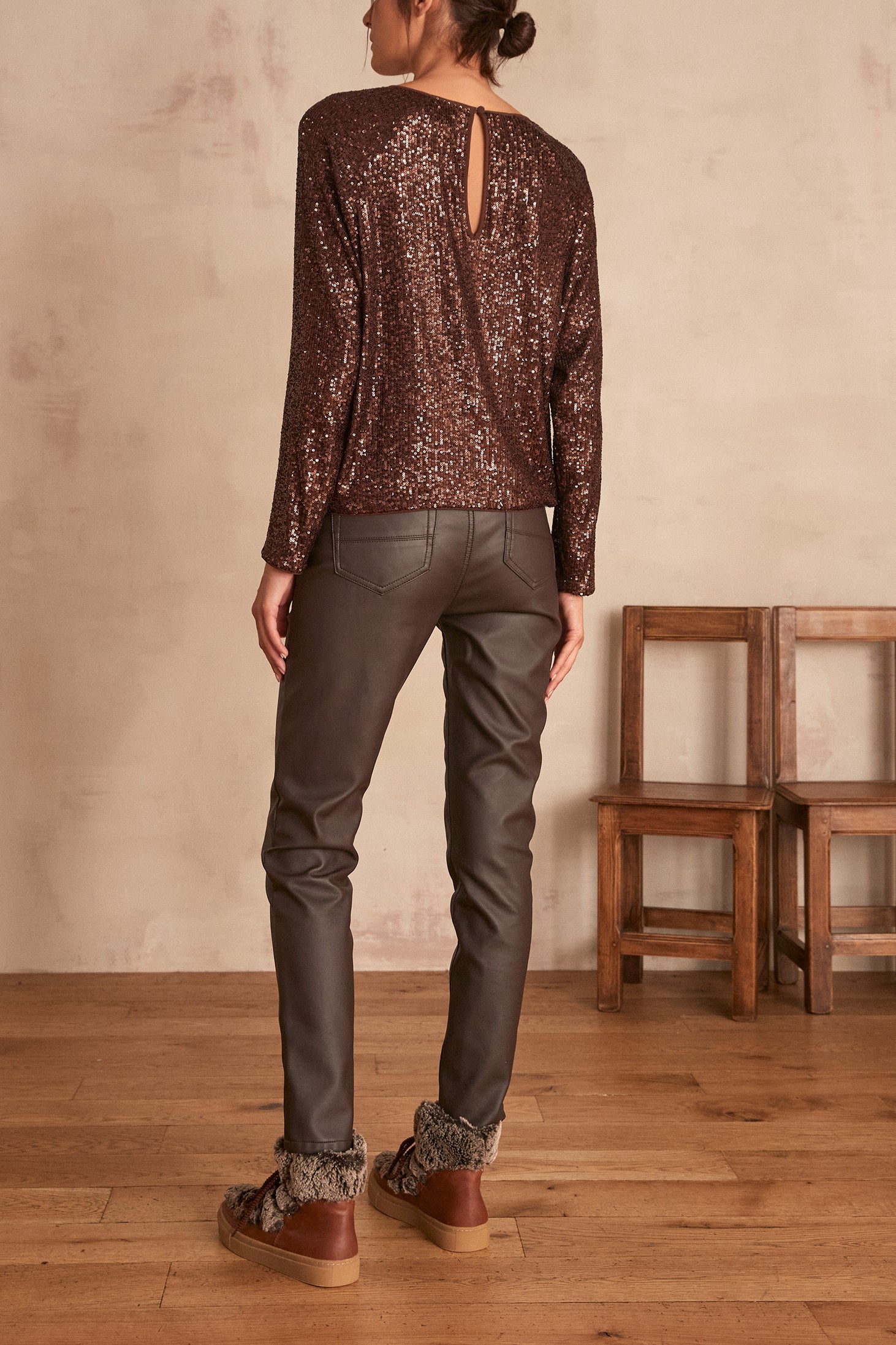 Pantalon slim SULTAN Faume - seconde main