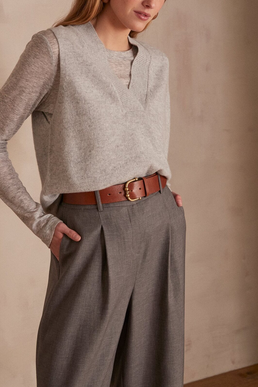 Pull sans manches ARISTIDE Faume - seconde main