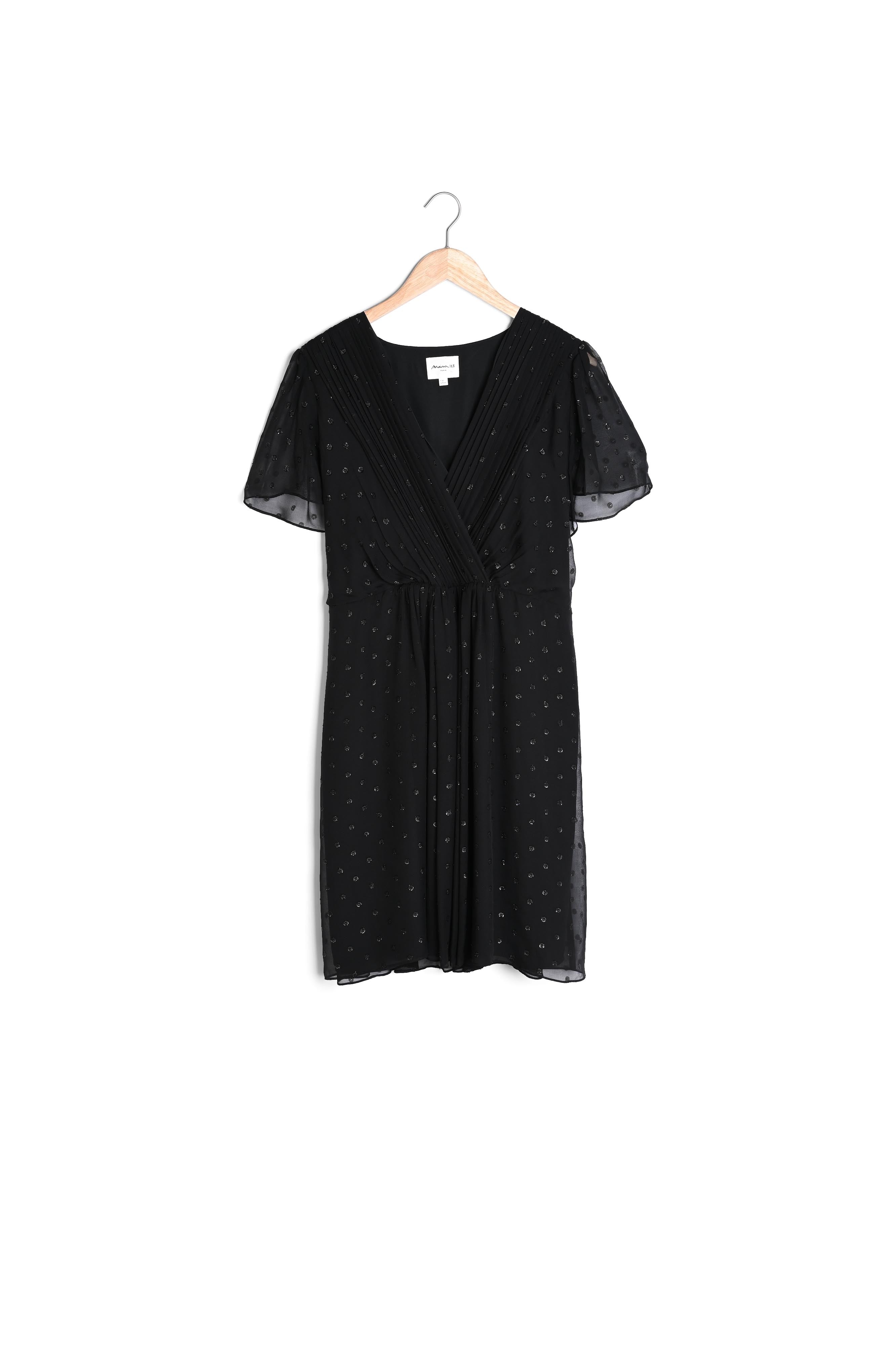 Robe en soie lurex Charline Faume - seconde main