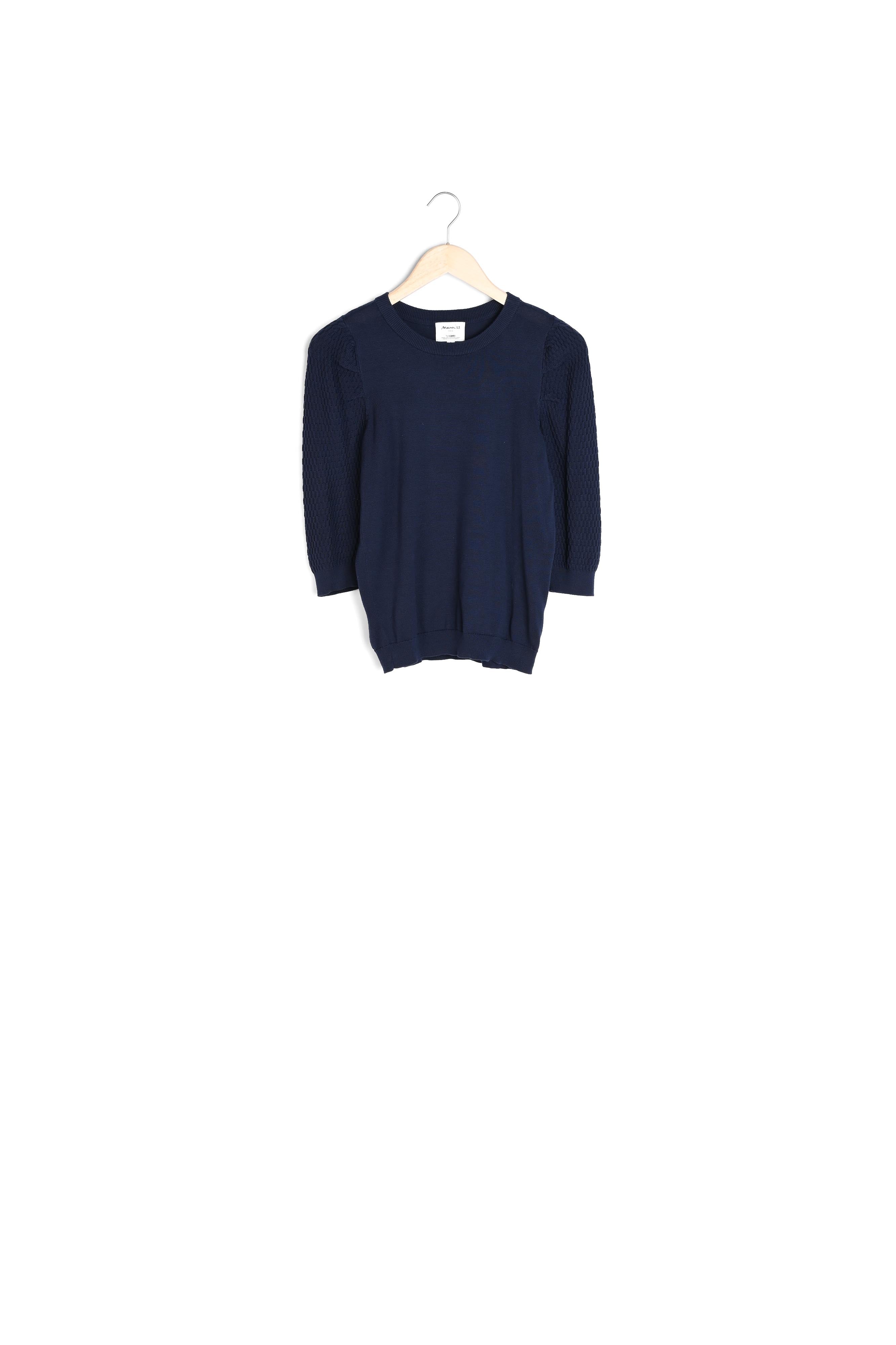Pull encre en coton BERYL Faume - seconde main