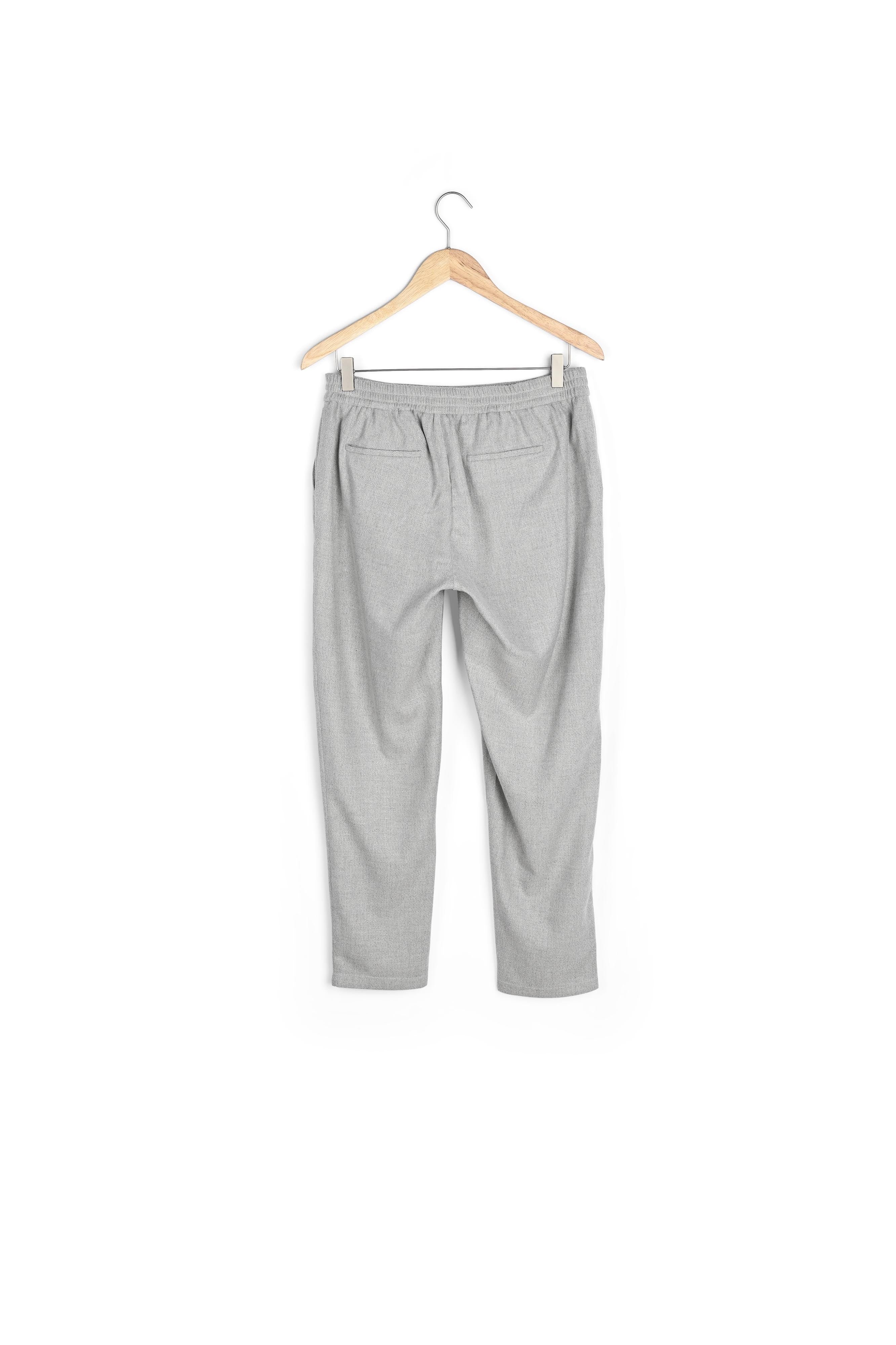 Pantalon gris à pinces et cordon Flynn Faume - seconde main