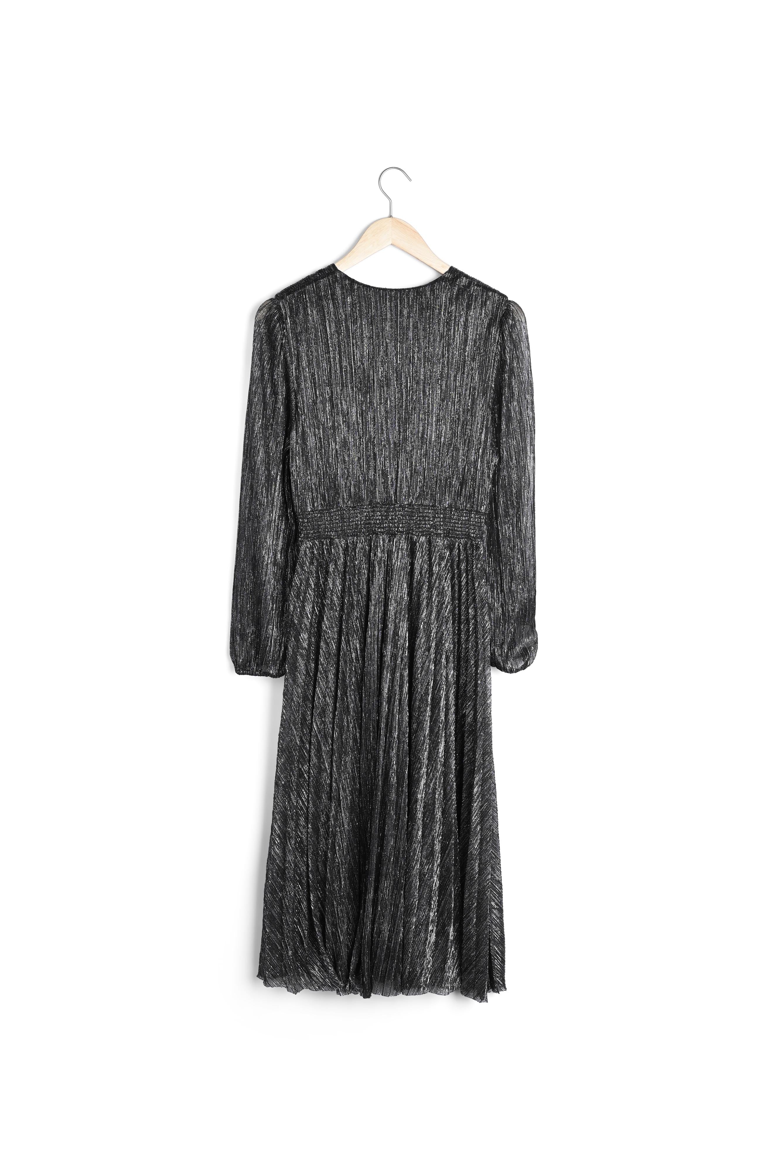 Robe noire irisée Helga Faume - seconde main