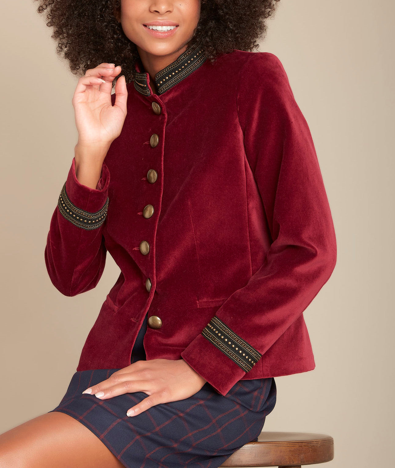 Veste velours Bella Faume - seconde main