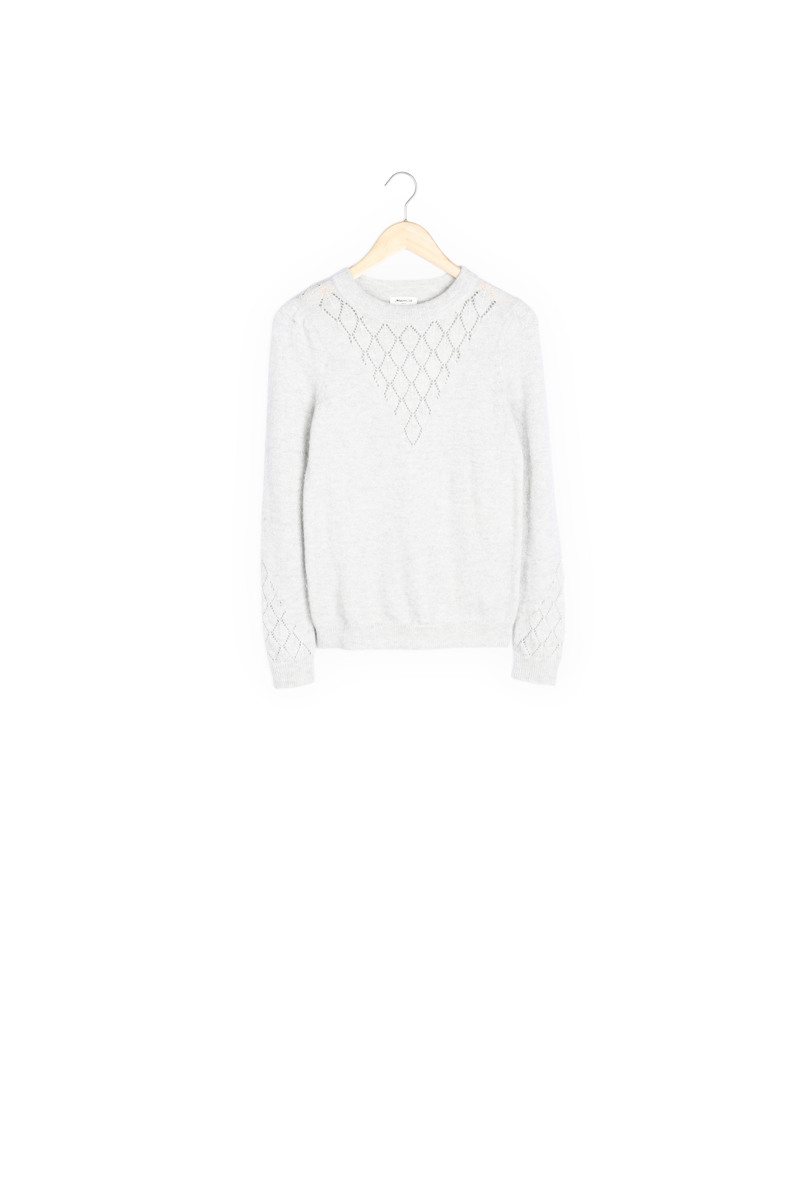 Pull en polyamide recyclé gris Aleck Faume - seconde main