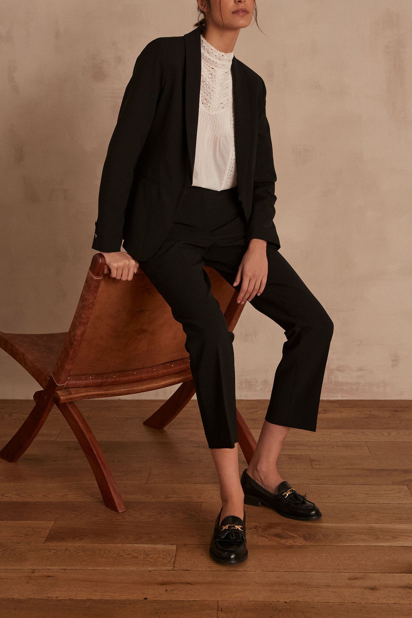 Pantalon de tailleur Patience Faume - seconde main