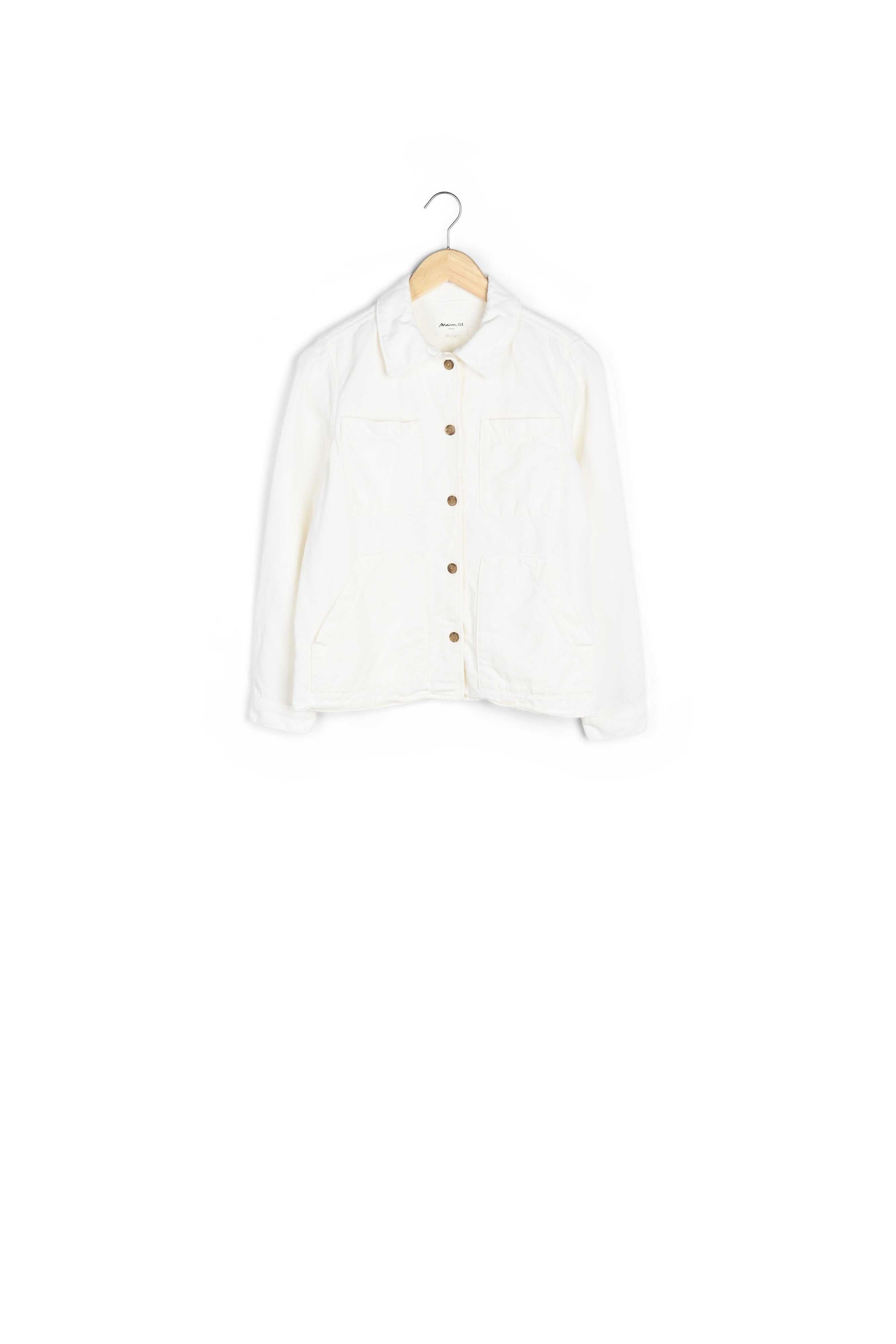 Veste en coton et lin écrue Romea Faume - seconde main