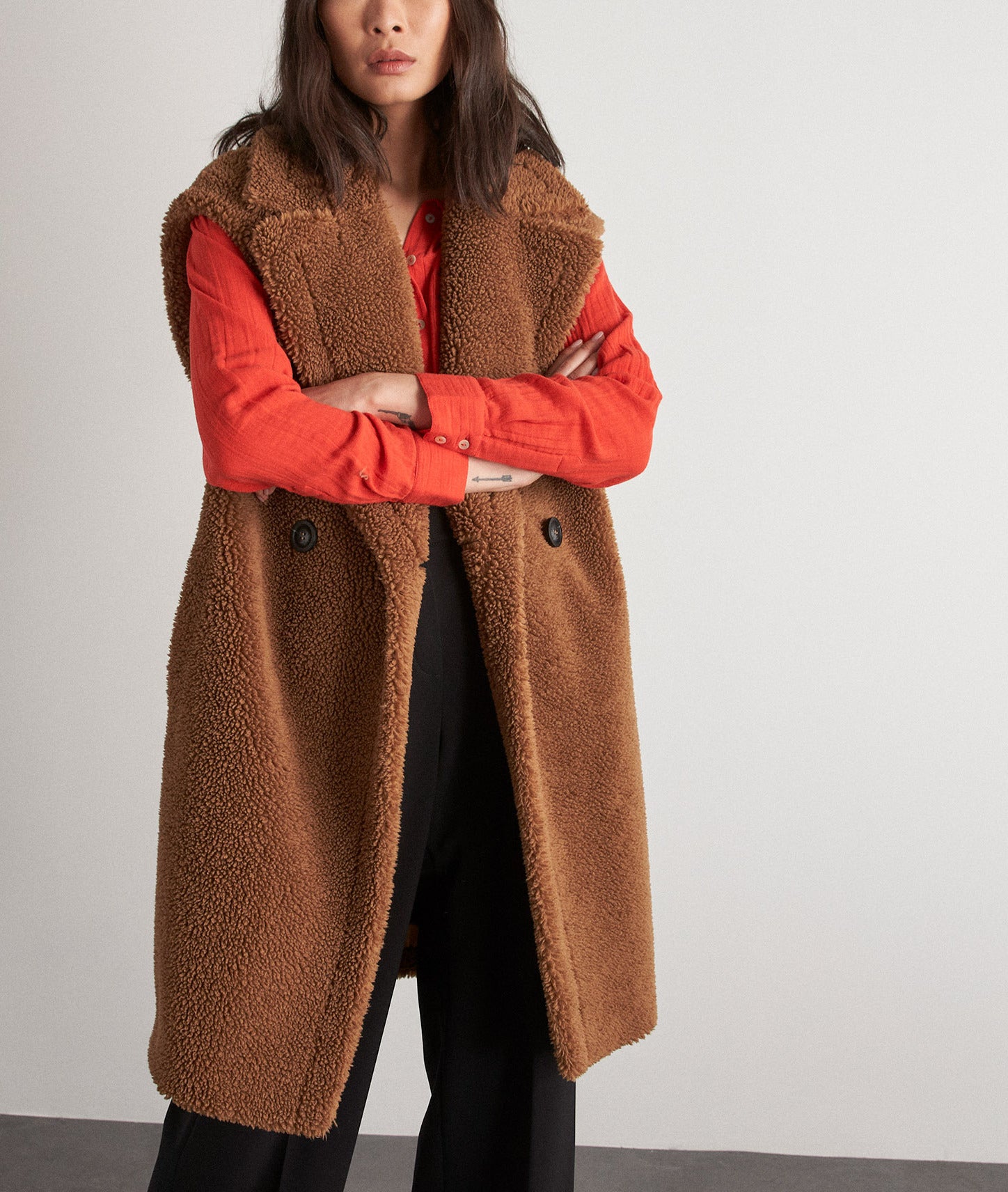 Manteau sans manches Ruben Faume - seconde main