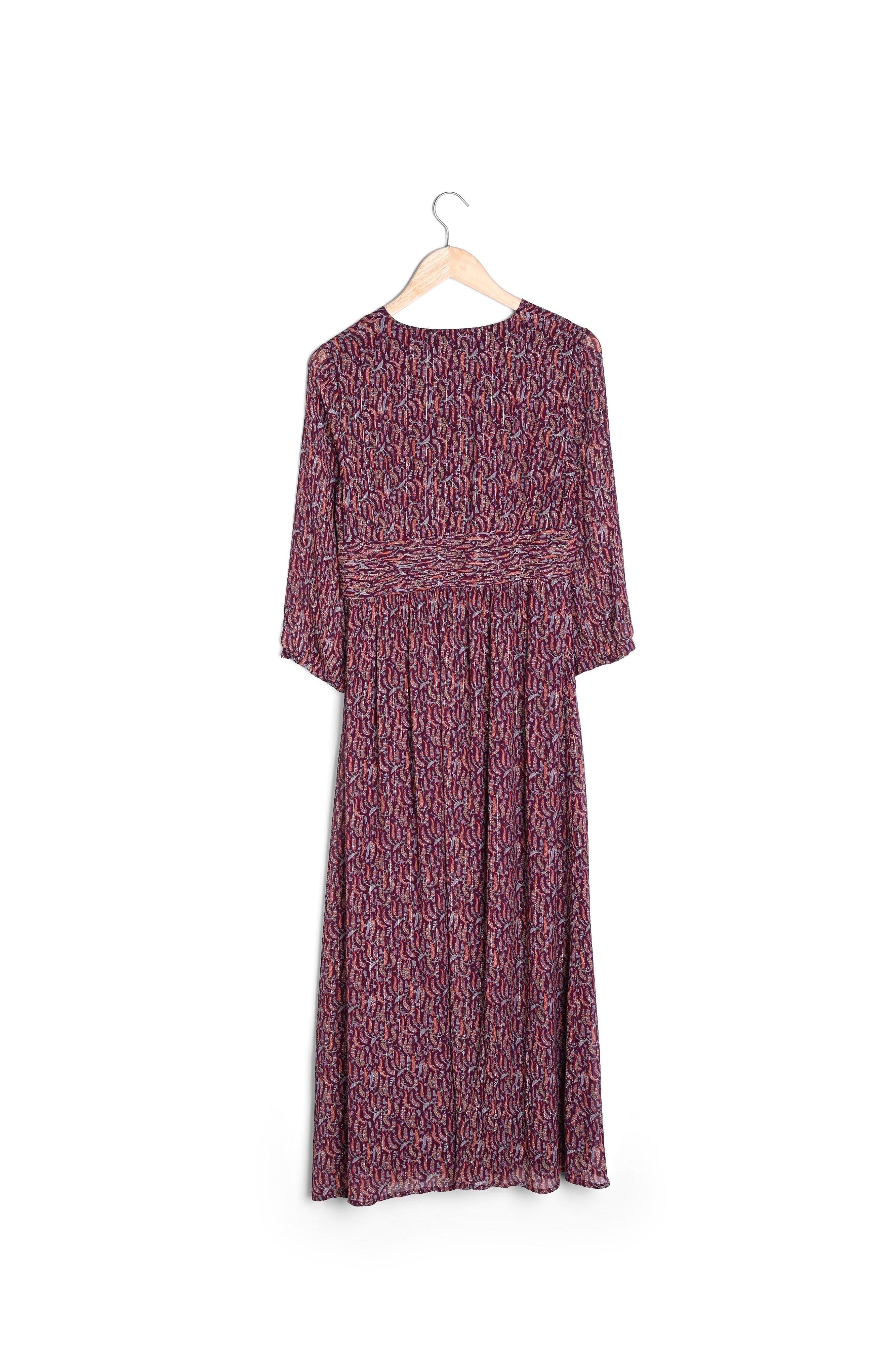 Robe longue imprimée Claudine bis Faume - seconde main