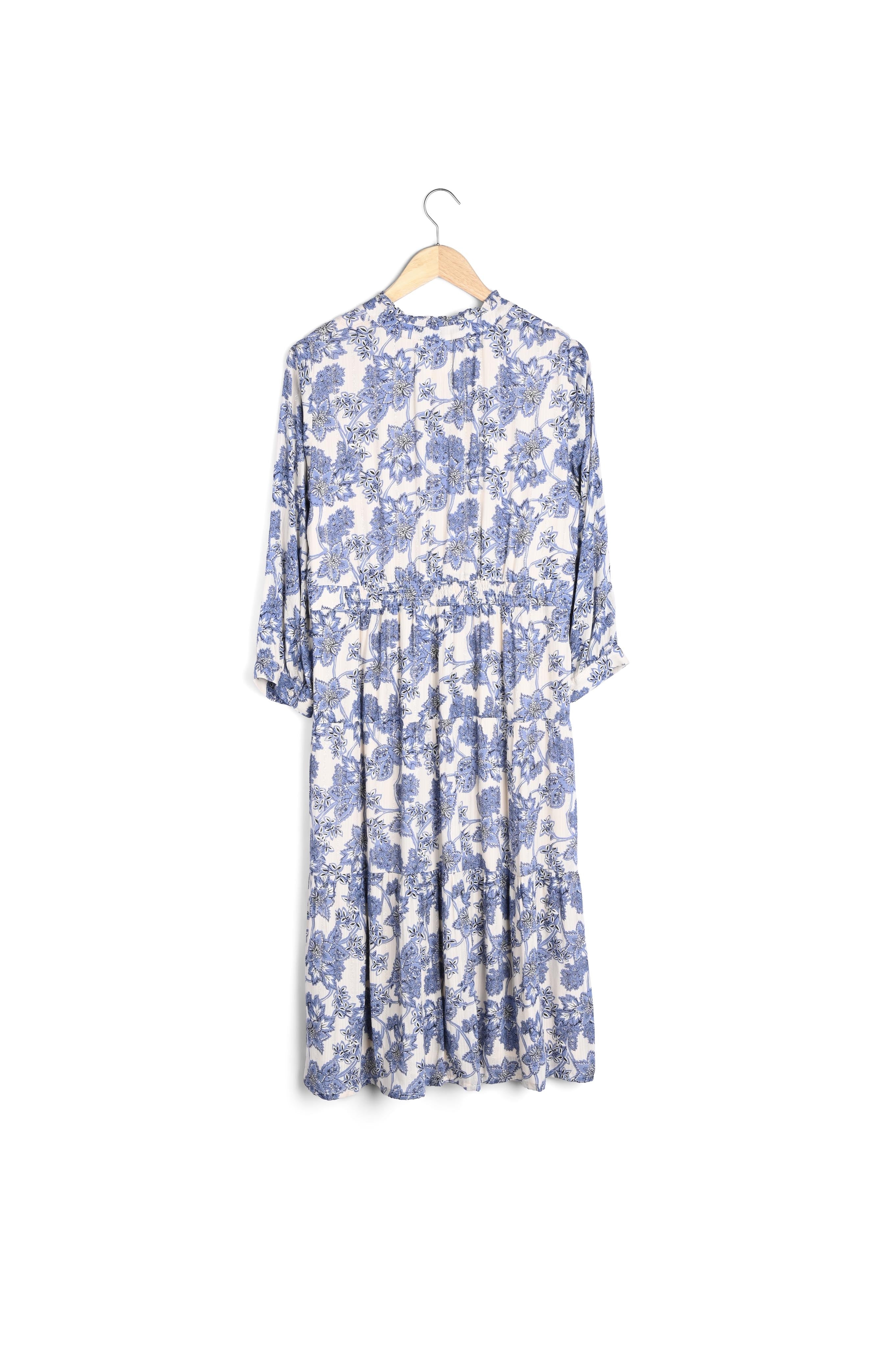 Robe longue imprimée bleu ciel Carola Faume - seconde main