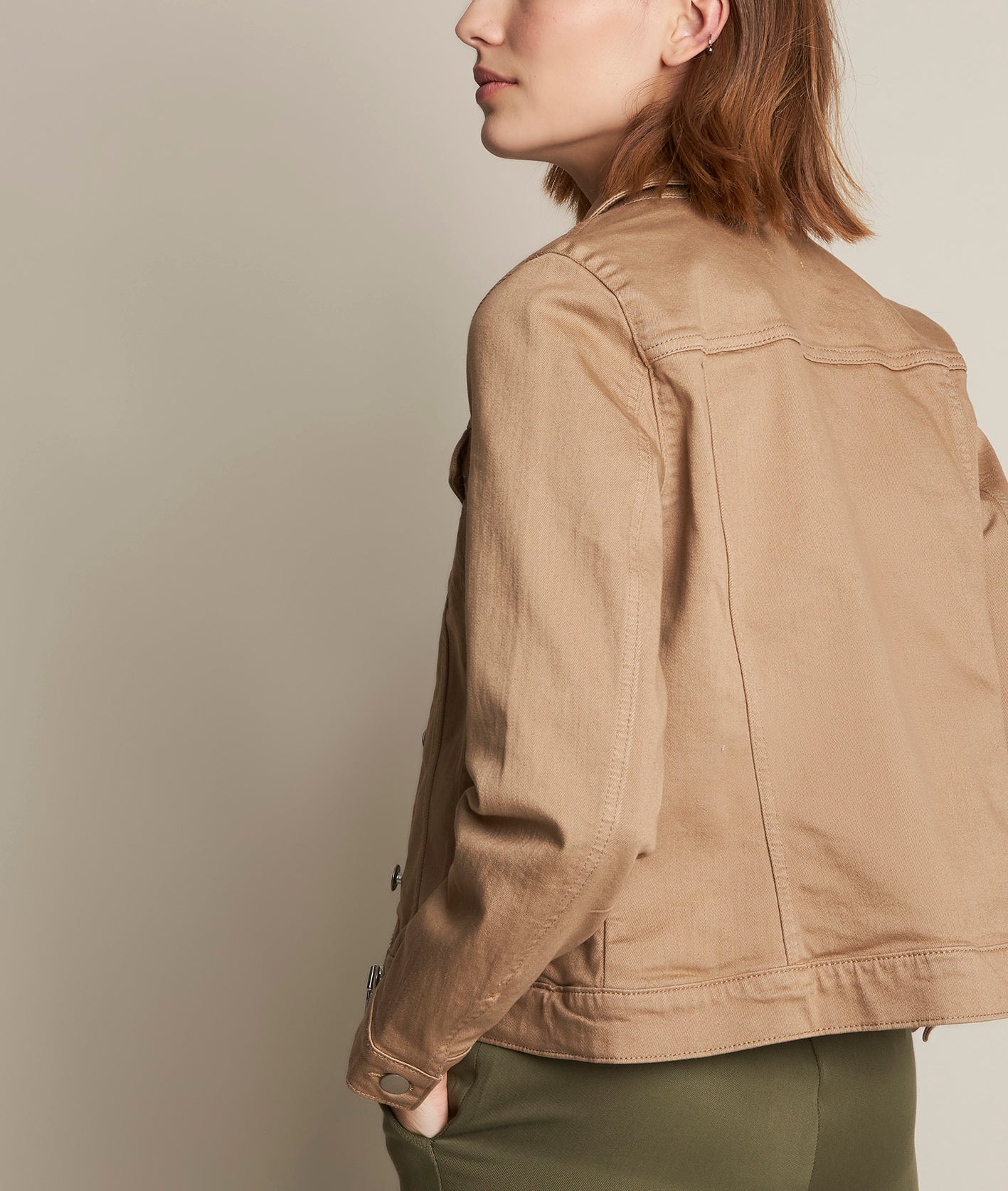 Veste jean havane Clem Faume - seconde main