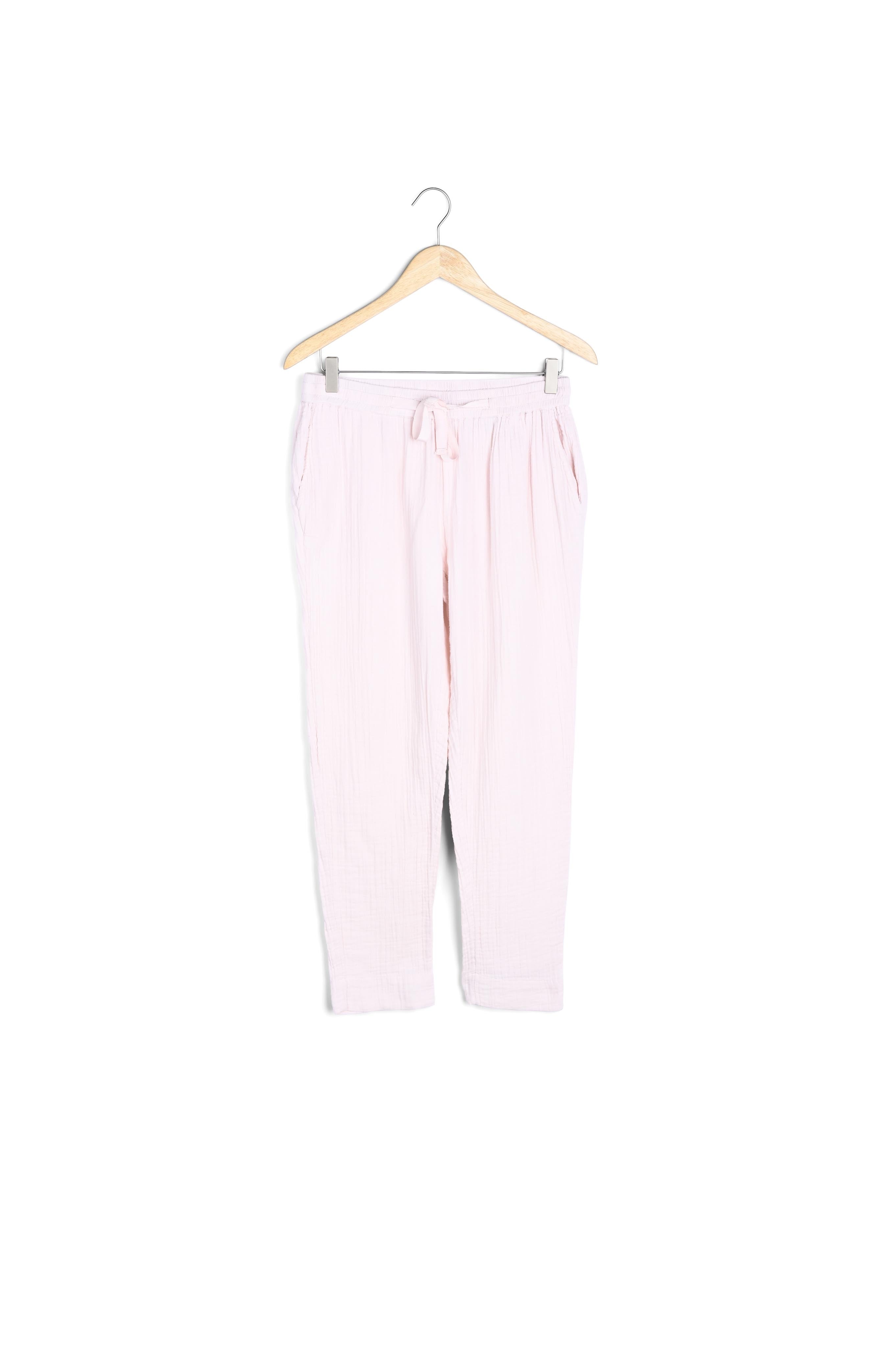 Pantalon en coton cigarette poudré Frahim Faume - seconde main