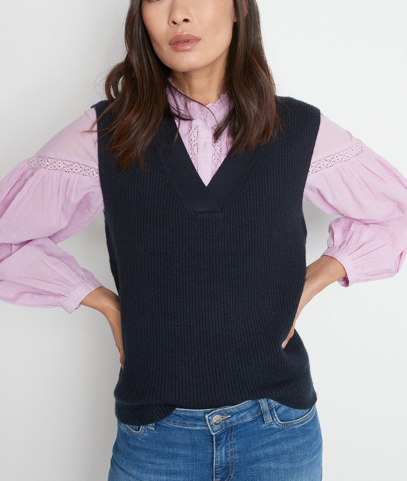 Pull sans manches Pacome Faume - seconde main