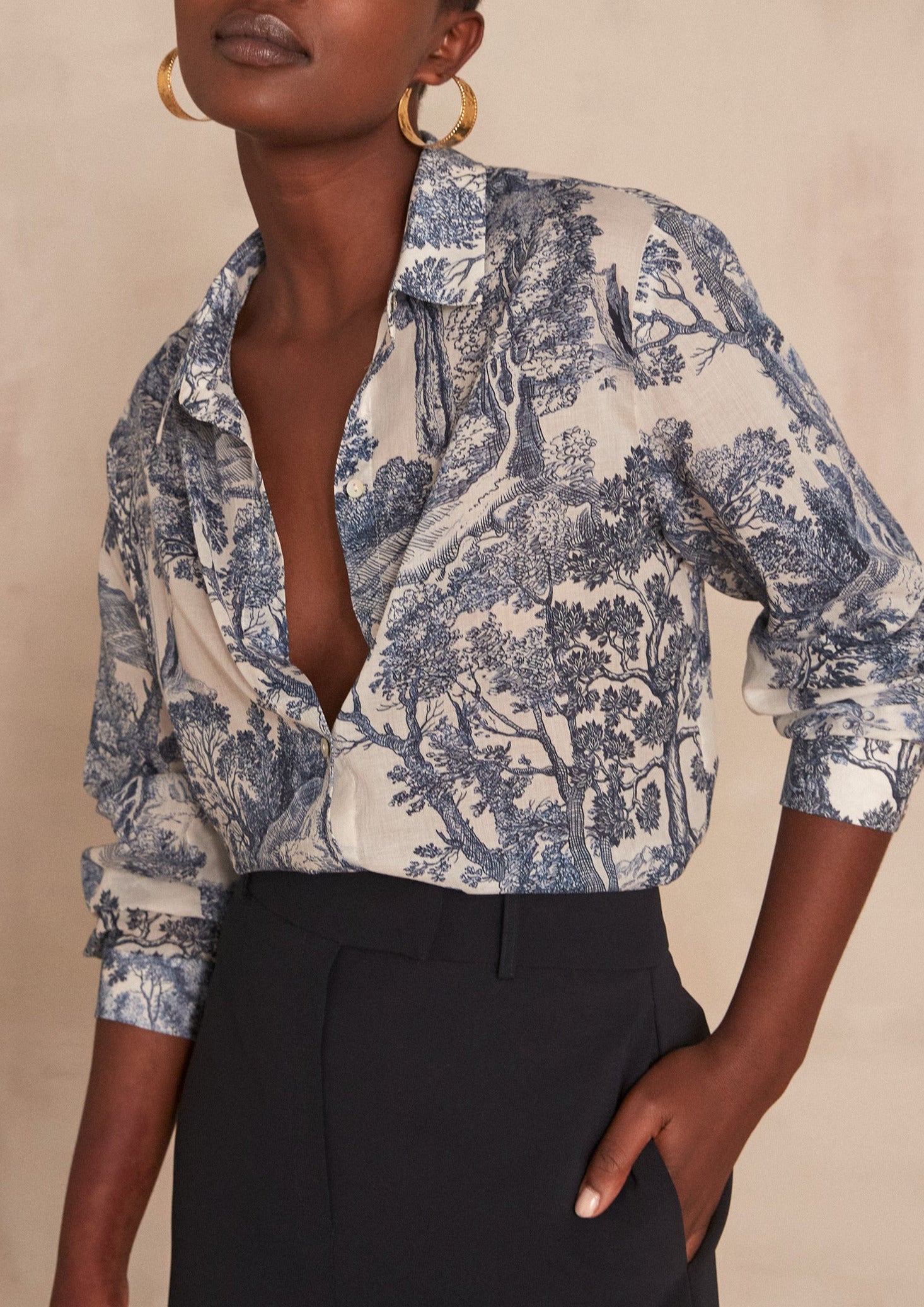 Chemise Colette Faume - seconde main